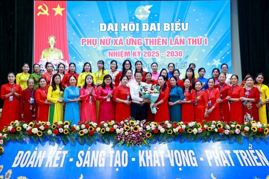 Phụ nữ xã Ứng Thiên tiếp nối truyền thống kiên cường, đảm đang