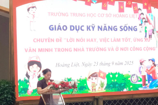 Phường Hoàng Liệt tăng cường đào tạo kỹ năng sống cho học sinh