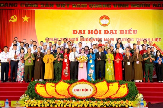 Đồng chí Tạ Thu Sa được hiệp thương giữ chức Chủ tịch Ủy ban Mặt trận Tổ quốc phường Thanh Liệt