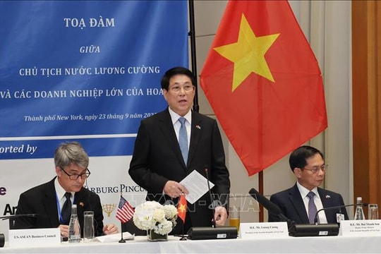 Chủ tịch nước kêu gọi doanh nghiệp Hoa Kỳ đầu tư quy mô lớn hơn, sâu hơn tại Việt Nam