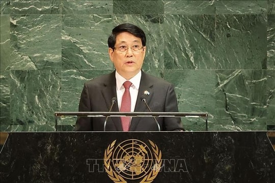 Chủ tịch nước Lương Cường: Tôn vinh giá trị của hòa bình, chuyển đổi mạnh mẽ để kiến tạo tương lai bền vững
