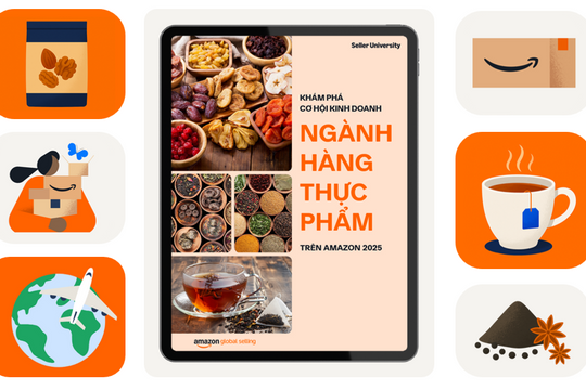 Amazon Global Selling ra mắt Cẩm nang khai thác tiềm năng ngành hàng  Thực phẩm trên Amazon Mở lối đổi mới xuất khẩu cho doanh nghiệp Việt