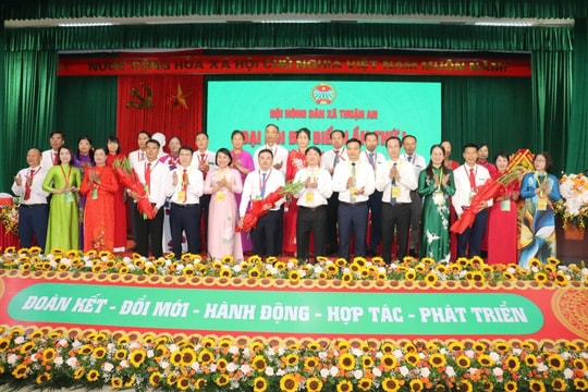 Hội Nông dân xã Thuận An Xây dựng Nông thôn mới kiểu mẫu, đô thị văn minh và bảo vệ môi trường bền vững