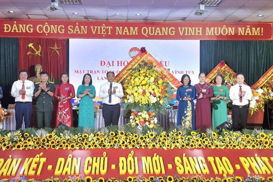  Ông Dương Minh Đức giữ chức Chủ tịch Ủy ban MTTQ Việt Nam phường Vĩnh Tuy 