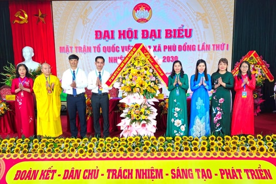 Mặt trận Tổ quốc xã Phù Đổng đồng lòng xây dựng xã xanh, văn minh, hiện đại
