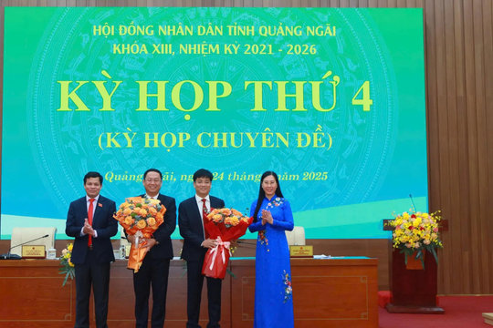 Quảng Ngãi có thêm 2 Phó Chủ tịch UBND tỉnh