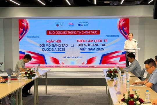 800 đại biểu tham dự Ngày hội đổi mới sáng tạo quốc gia, diễn ra vào sáng 1-10