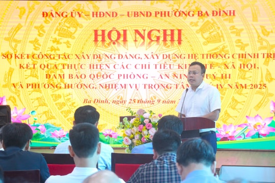 Phường Ba Đình đẩy mạnh tuyên truyền Đại hội lần thứ XVIII Đảng bộ TP Hà Nội