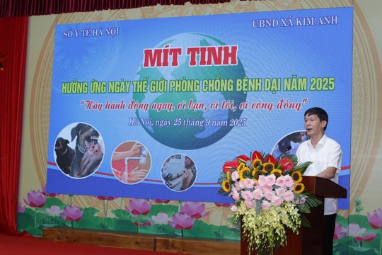 Hà Nội Mít tinh hưởng ứng Ngày Thế giới phòng, chống bệnh dại năm 2025