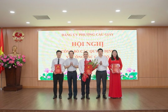 Công đoàn phường Cầu Giấy thành lập và đi vào hoạt động