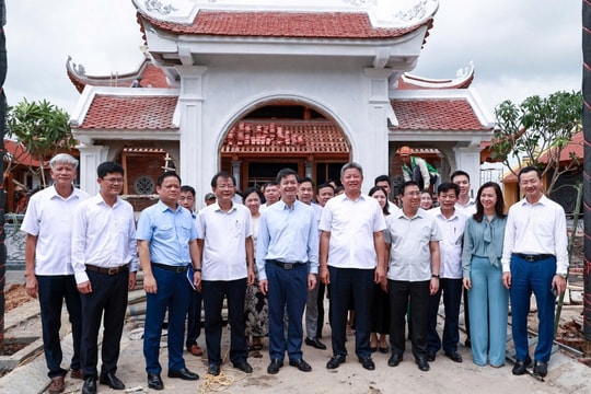 Chuẩn bị khánh thành Khu lưu niệm Trưởng Ban Thường trực Quốc hội Bùi Bằng Đoàn
