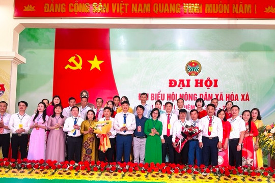 Đại hội đại biểu Hội Nông dân xã Hoà Xá lần thứ I, nhiệm kỳ 2025-2030: Nông dân Hoà Xá tiên phong chuyển đổi số, phát triển nông nghiệp sinh thái