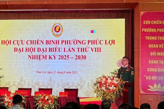 Hội Cựu chiến binh phường Phúc Lợi phát huy tinh thần “Bộ đội cụ Hồ”, xây dựng phường phát triển bền vững