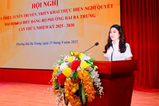 Phường Hai Bà Trưng quán triệt thực hiện 4 chương trình công tác lớn toàn khóa