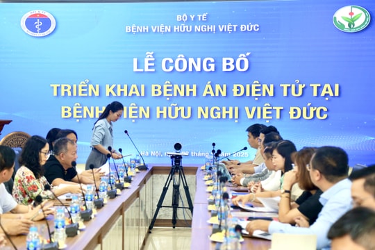 Bệnh viện Hữu nghị Việt Đức chính thức triển khai bệnh án điện tử