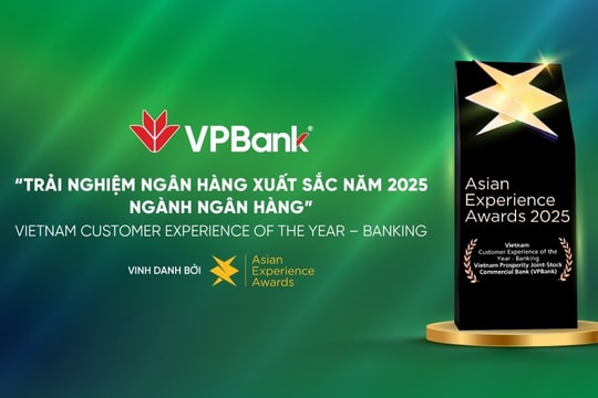 VPBank được vinh danh tại Giải thưởng Trải nghiệm Châu Á 2025