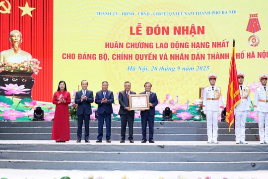 Hà Nội hoàn thành nhiệm vụ xây dựng Nông thôn mới, đón nhận Huân chương Lao động hạng Nhất