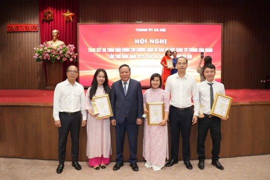 Báo Tuổi trẻ Thủ đô đoạt giải Cuộc thi chính luận bảo vệ nền tảng tư tưởng của Đảng