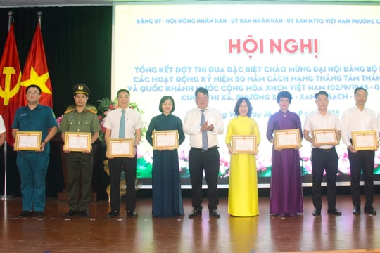 Minh chứng sinh động cho truyền thống đoàn kết của phường Giảng Võ