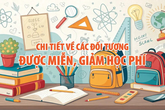 Chi tiết về các đối tượng được miễn, giảm học phí
