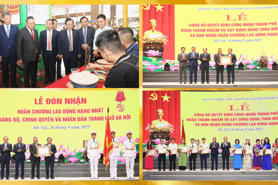 Hà Nội hoàn thành nhiệm vụ xây dựng nông thôn mới, nền móng vững chắc cho chặng đường mới