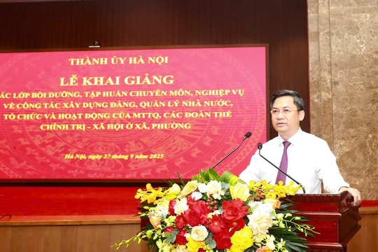 Hà Nội: Tập huấn chuyên môn, nghiệp vụ công tác xây dựng Đảng, quản lý nhà nước, tổ chức và hoạt động của Mặt trận Tổ quốc, các đoàn thể