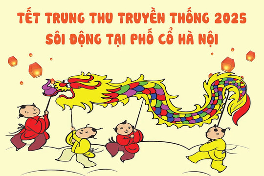 Tết Trung thu truyền thống 2025 sôi động tại phố cổ Hà Nội