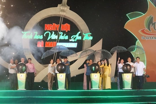 Khai mạc ngày hội “Tinh hoa Văn hóa ẩm thực Cà Mau”