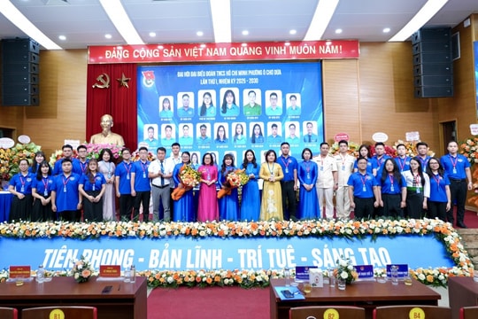 Tuổi trẻ phường Ô Chợ Dừa Hạt nhân cống hiến, đội dự bị tin cậy của Đảng