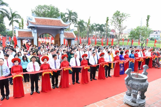 Khánh thành Khu lưu niệm Trưởng ban Thường trực Quốc hội Bùi Bằng Đoàn