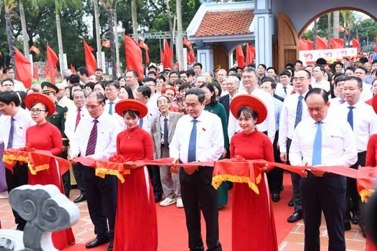 Khánh thành Khu lưu niệm Trưởng ban Thường trực Quốc hội Bùi Bằng Đoàn
