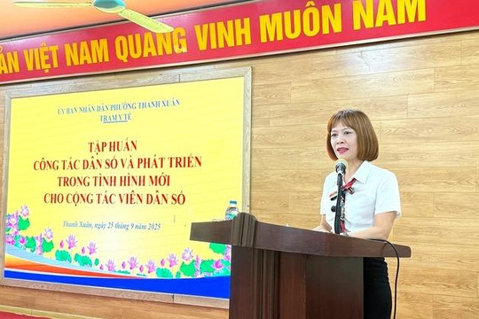 Phường Thanh Xuân chú trọng nâng cao kiến thức, kỹ năng về công tác dân số trong tình hình mới