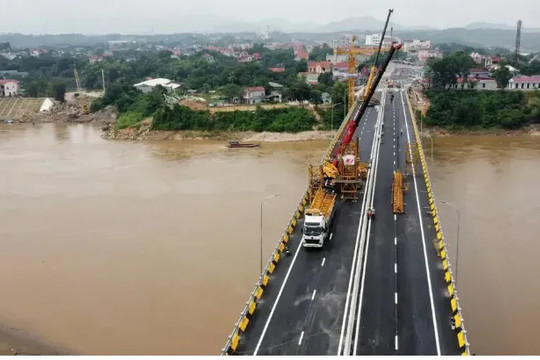 Khánh thành cầu Phong Châu mới - biểu tượng đoàn kết quân dân