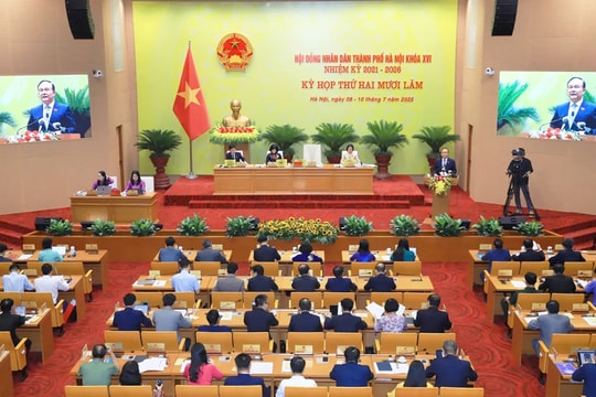 Hôm nay (29-9), HĐND thành phố Hà Nội xem xét 24 nội dung theo thẩm quyền