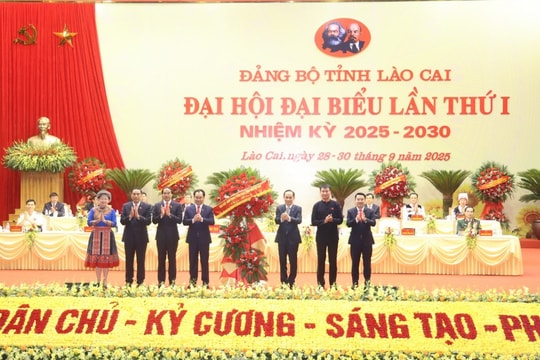 Khai mạc Đại hội đại biểu Đảng bộ tỉnh Lào Cai lần thứ I, nhiệm kỳ 2025 - 2030 Tạo bước đột phá thành cực tăng trưởng, trung tâm kết nối giao thương kinh tế quốc tế