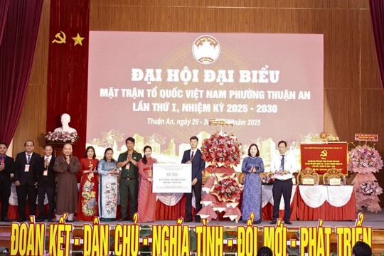 Đại hội MTTQ phường Thuận An đề cao dân chủ, phát huy sức mạnh toàn dân