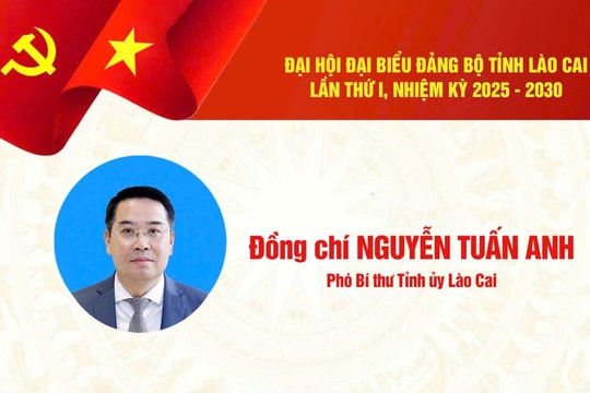 Chân dung đồng chí Nguyễn Tuấn Anh, Phó Bí thư Tỉnh ủy Lào Cai