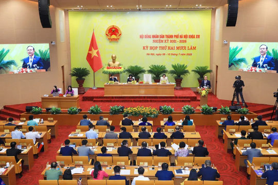 Hôm nay diễn ra kỳ họp chuyên đề của HĐND TP Hà Nội, xem xét và thông qua những quyết sách quan trọng