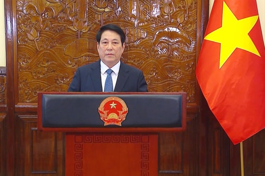 Thông điệp của Chủ tịch nước Lương Cường về Lễ mở ký Công ước Hà Nội