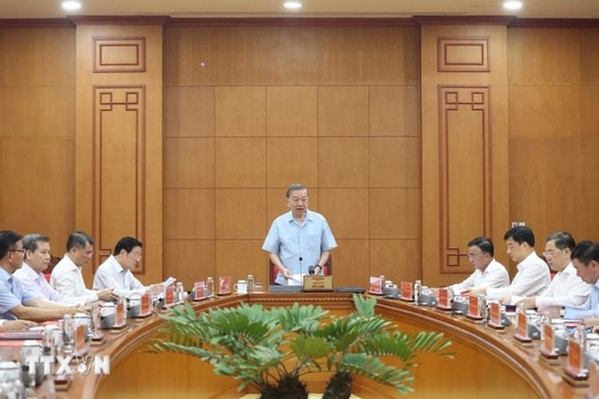 Tổng Bí thư Tô Lâm chủ trì cuộc họp Thường trực Ban Chỉ đạo Trung ương về phòng, chống tham nhũng, lãng phí, tiêu cực