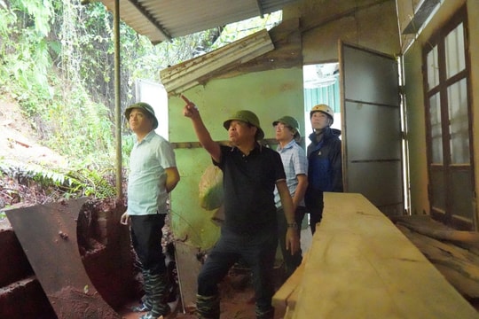 Xã Tây Phương ứng phó với hoàn lưu bão số 10