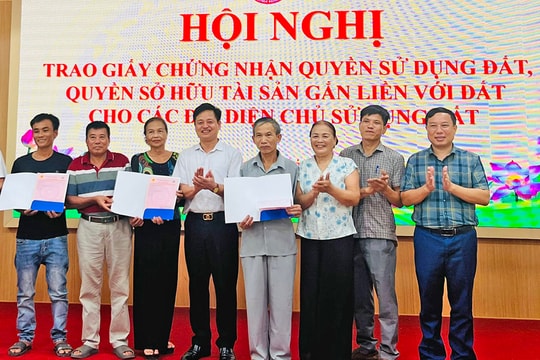 Hà Nội tháo gỡ vướng mắc thủ tục đất đai