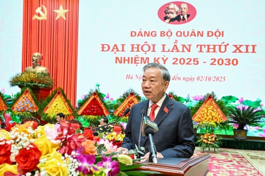 Tổng Bí thư Tô Lâm Kiên định đường lối quốc phòng, xây dựng Quân đội vững mạnh toàn diện