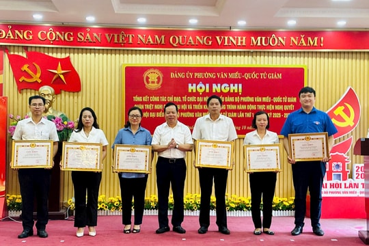 Phường Văn Miếu - Quốc Tử Giám triển khai Nghị quyết Đại hội Đảng bộ lần thứ I