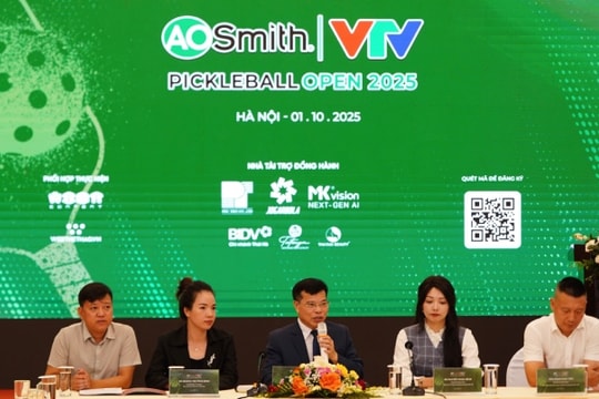 Gần 700 vận động viên tham dự Giải VTV A.O.Smith Pickleball Open 2025