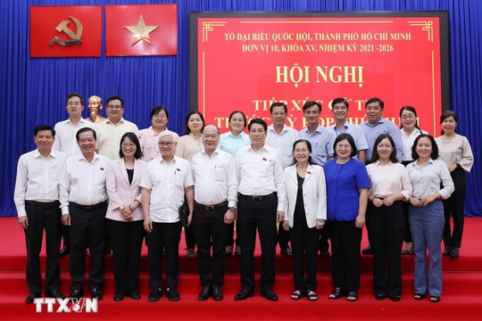 Chủ tịch nước Lương Cường tiếp xúc cử tri thành phố Hồ Chí Minh trước kỳ họp thứ mười, Quốc hội khóa XV