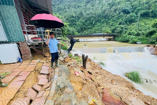Hà Nội Ứng phó sạt lở nghiêm trọng trên địa bàn xã Suối Hai, Ba Vì