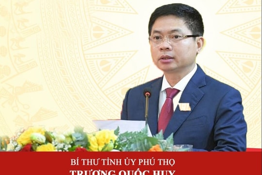 Chân dung Bí thư, các Phó Bí thư Tỉnh ủy Phú Thọ
