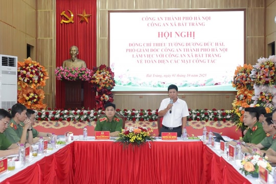Xã Bát Tràng (Hà Nội) Xây dựng lực lượng Công an xã chính quy, tinh nhuệ, đáp ứng các yêu cầu nhiệm vụ