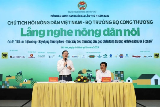Diễn đàn nông dân quốc gia lần thứ X-2025: Kết nối thị trường, xây dựng thương hiệu, thúc đẩy tiêu thụ nông sản